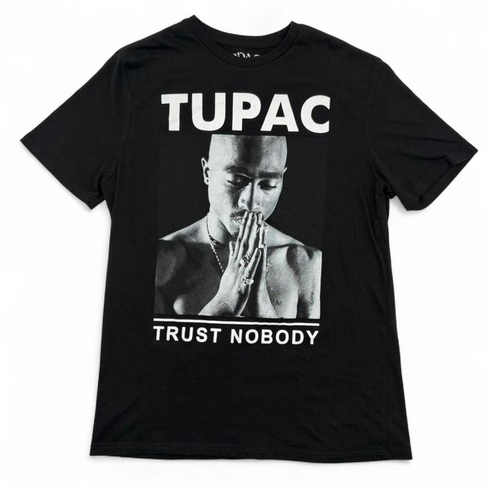 Black 2pac trust nobody graphic